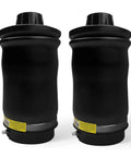 KEIYSHOLCK 2-piece rear air springs set; pair of black rubber airbags with metal bases for Mercedes-Benz W164/X164 SUVs