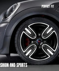 54mm S Logo Wheel Center Cap Set For Mini Cooper Clubman Countryman Paceman Premium ABS Material Durable Wheel Center Covers