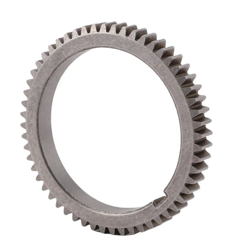56 Teeth Mini Lathe Gear For Headstock Replacement In High Speed Steel Fits MX 210 WM 210 And 8x16; side view showing teeth detail