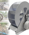 100W Hydroelectric Turbine With Quiet Belt Drive For Off Grid Lighting Device Charging And Monitoring In Durable Steel Construction