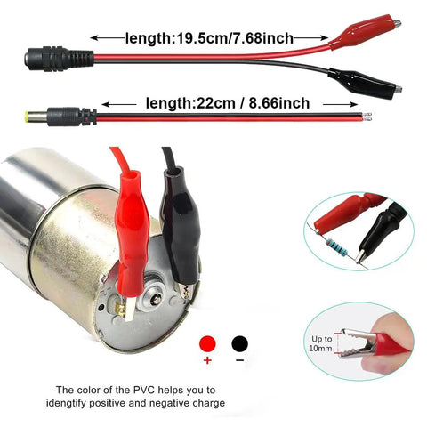 Adjustable DC Power Supply 3 To 24 Volts 3 Amps 72 Watts With LED Display cable tips and polarity converter details