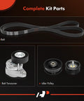 Serpentine Belt Drive Kit For Mercedes Benz Vehicles Like C300 C350 E350 E550 GLK ML S CLS SL SLK R CL550 G550 Replacement parts