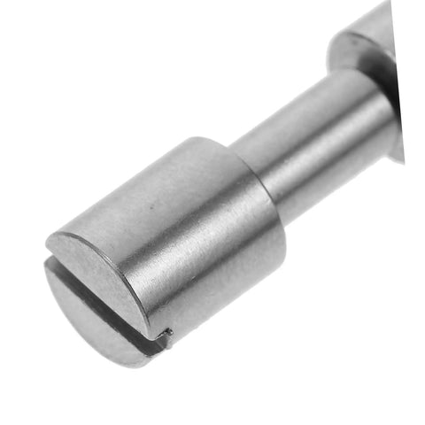 Close-up of Locking Knife Handle Rivets Kit Pro Grade Two Piece Durable Stainless Steel Fasteners for DIY knife construction projects.