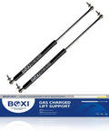 Premium Grade Matching Duo Of Rear Hatch Tailgate Liftgate Props For Dodge Durango 1998 To 2003 Gas Struts Shock Dampers displayed with packaging.