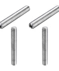 4 Pack M10-1.5 X 70mm Grub Screws, 304 Stainless Steel Cup Point Allen Head Internal Hex Drive displayed, front and side views visible.