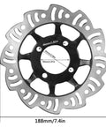 Front Hydraulic Disc Brake Kit With Master Cylinder And Caliper Assembly Rotor And Pads For 50cc 70cc 90cc 110cc And 125cc Dirt Bikes And ATVs Heavy Duty Upgrade For Tao Tao Db10 Db14 SSR125 SSR110 Apollo And Other Chinese Pit Bikes showing brake rotor dimensions.