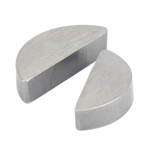 Tough A3 Steel Woodruff Keys For High Torque Uses In M2 To M10 Sizes Rust Resistant Design Keeps Gears Stuck Tight To Shafts For Reliable Power Transfer Without Slip Ups In Garage Builds Or Factory Equipment While Preventing Play And Wasted Energy, A3 steel key