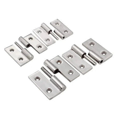 304 stainless industrial gate hinge for heavy machinery doors and gates, featuring corrosion-resistant steel and high load capacity.