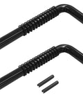 Rock Solid Trailer Gate Pin Latch Repair Kit With 0.56 Inch Barrel Bolt Lock For Cargo Trailers And Gates rust proof black latches