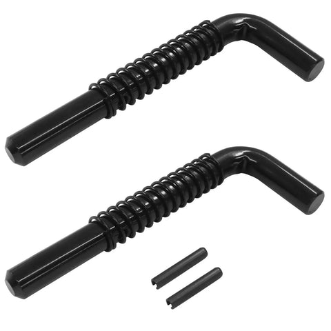 Rock Solid Trailer Gate Pin Latch Repair Kit With 0.56 Inch Barrel Bolt Lock For Cargo Trailers And Gates rust proof black latches