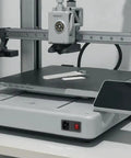 3D printer with Two Pack AC250V 10A IEC 320 C14 Inlet Panel Socket and red light indicator switch visible on the base.