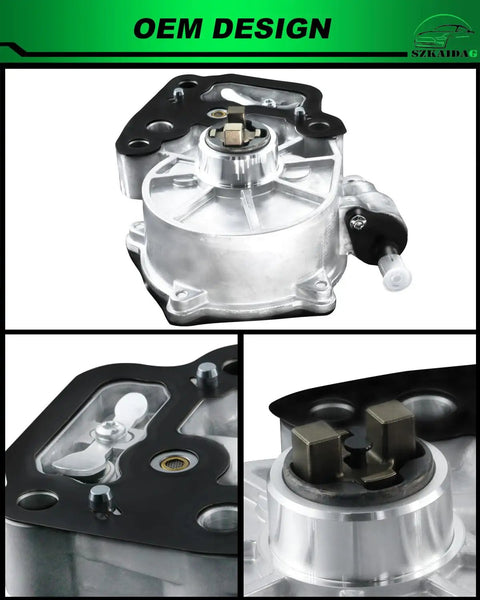 Top Shelf Brake Vacuum Pump Direct Replacement For Chevy Malibu Equinox Cruze Plus Buick Encore And Gmc Terrain 2016 Through 2022 showing OEM design.