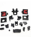 Heavy Duty All Metal Outer Frame Structure Upgrade For Voron 0 3D Printer, 15 aluminum and plastic printed parts, robust connection.