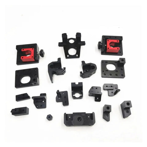 Heavy Duty All Metal Outer Frame Structure Upgrade For Voron 0 3D Printer, 15 aluminum and plastic printed parts, robust connection.