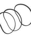 Solid Rubber Timing Belt Pulley Kit Built For Small Engines To Bring Silence To Your Machine While Reducing Vibration Drastically With Simple Swap Setup And Rock Solid Abrasion Resistance Handles Torque Loads Without Hassle Or Repair Bills Later. three rubber belts