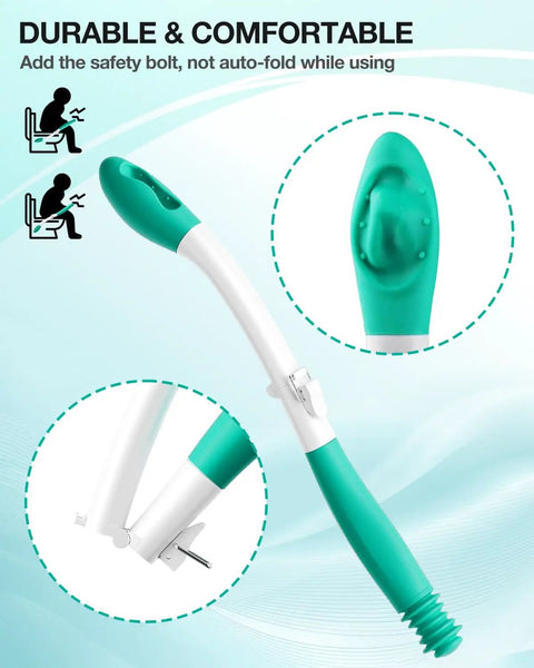 Rechargeable Portable Bidet Toilet Aid Wiper Tool Set 400ml Travel Bidet with folding hinge and ergonomic handle