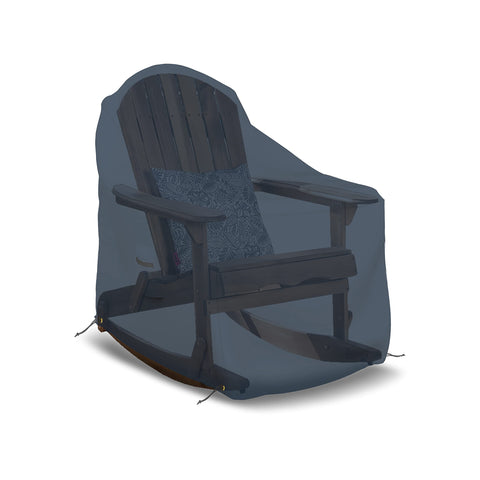 Adirondack Chair Cover Waterproof UV Weatherproof All Season Outdoor Furniture Cover with Air Vent and Drawstrings 34 W x 40 D x 36 H Blue