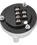 Back view of Hand Wheel Kit for CNC Machines 5V Manual Pulse Generator showing 6 pin connector, 100 pulses per revolution.
