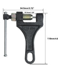 Front 420 Roller Chain 42 and Rear 90 Link Drive Chain Breaker Kit tool dimensions for mini bikes