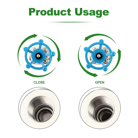 Diagram showing open and close positions of Forged 304 Stainless Steel Gate Valve One Half Inch NPT Female With Wheel Handle Full Bore Sluice