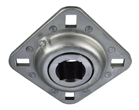 Drivetrain Disc Harrow Flange Bearing Replacement Part, Beefed-Up, Bore One And A Eighth Inch Square, Bolt To Bolt Five Inch