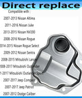 Nissan CVT Transmission Filter And Oil Pan Gasket Kit For Altima Rogue And Sentra 2.0L 2.5L With JF011E RE0F10A RE0F10B