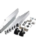 Heavy Duty 50 Inch Drawer Slides With Full Extension Soft Close Dampers And Silent Wheels Thickened Steel Ball Bearing Cabinet Tracks, components and hardware.