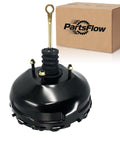 Heavy Duty Vacuum Power Brake Booster Top Shelf Replacement Drop Right In Fitment For Chevrolet Gmc C1500 C2500 K1500 K2500 with black finish.
