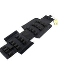 25 Rounds Shotgun Shell Pouch MOLLE Carrier Compact Foldable Ammo Bag For 12G 20G Quick Access Gear Attaches To Backpack Vest Scabbard Black