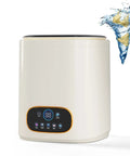 Portable Fully Automatic Washing Machine With LCD Touchscreen Auto Cycle One Click Operation No Sweat Cleanup For Dorms Apartments And RV Travel 9L Compact Washer with control panel.