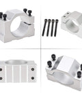 52mm Spindle Clamp Mounting Bracket For CNC Milling Machines And Spindle Motors, Rock Solid Aluminum Clamp, Locking Slot Design