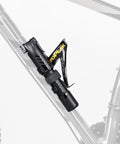 Mountain TT Twin Turbo Bike Pump Delivers Fast No Fuss Double Action Inflation Up To 120 PSI for Presta Schrader and Dunlop Valves