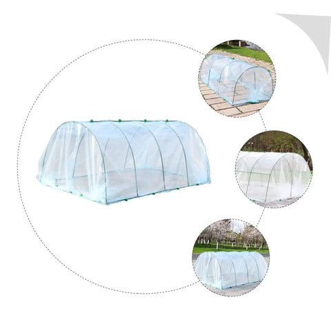 Outdoor Greenhouse Plant Support Bracket Made From Durable Plastic Pipe For Easy Setup And Stable Growth In Your Garden DIY Friendly Design For Visibility Airflow And Efficient Plant Support