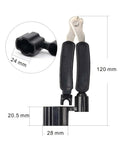 Saphue 3 In 1 Multifunction Guitar String Winder Cutter Pin Puller For Bass And Banjo. Durable ABS Steel Design with ergonomic grip.