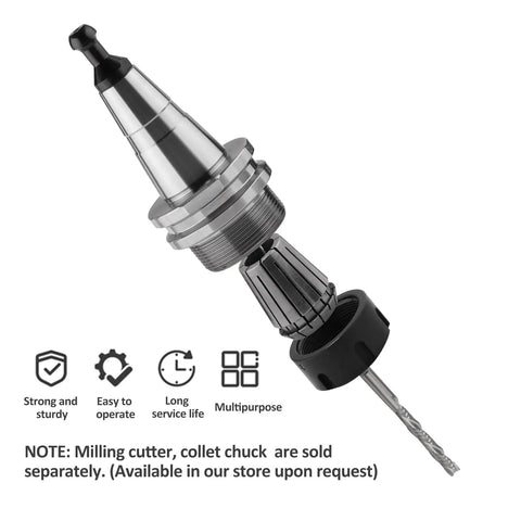 ISO30 Balance Collet Chuck ER32 45L High Speed G2.5 30000RPM CNC Tool Holder Stainless Steel With Pull Stud for Milling Lathe