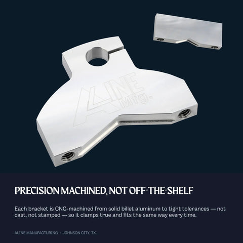 Rock Solid Compact Reverse Dial Indicator Shaft Alignment Set With Dual Precision Gauge Probes engineered from solid aluminum, precision machined components.