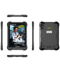 Heavy Duty ATEX Explosion Proof Industrial Tablet Built Badass Tough For Hazardous Zone Work Features IP67 Rugged Design 8 Inch FHD Screen.