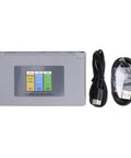 Three Battery Drone Charger Hub with Shockproof ABS Housing USB Charging Station and Digital Display, cables included