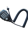 Pro CB Microphone For AT-5888UV And AT-778UV Dual Band Transceivers, Wired Coiled Cord, Crystal Clear Audio, Black Finish