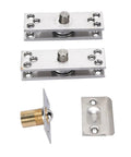 Heavy Duty Concealed Door Hinge Stainless Steel Pivot Hinge With 360 Degree Rotation 220 Lb Load Capacity parts
