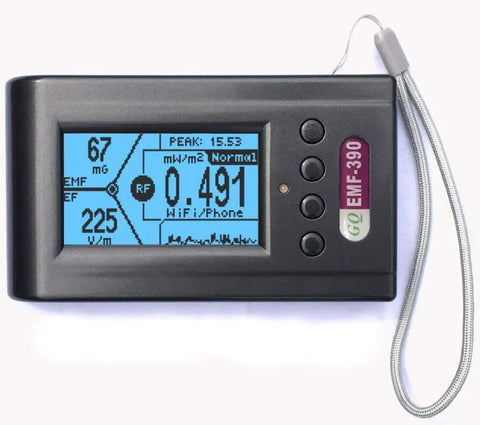 All In One EMF Meter 3 In 1 EMF ELF RF Meter Detects EMF RF EF From WiFi 5G Cell Towers And More Up To 10GHz Display Screen