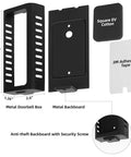 No Drill Doorbell Mount For Ring Battery Video Doorbell 2 3 4 Pro 2024 Release With Adhesive And Screws components labeled