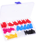 Get Your Bottles Secure With These Rad Silicone Plug Sleeves Kit Featuring 35 Heat Resistant Tapered Wine Bottle Stoppers Perfect For Sealing Sparkling Drinks Plus Protective Cap For Painting Projects And Keepin G Items Dry Clean Without The Mess Or, 35-pack case