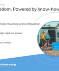 Image of a couple near a van showcasing the 48 Volt Dc To 120 Vac Pure Sine Wave Inverter 700 Watt Peak With Nema 5 15 R Outlet.