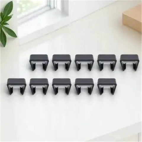 20 Piece Furniture Alignment Clamps Set for Indoor Outdoor Wicker Sofas Sectionals Replacement Parts shown on table
