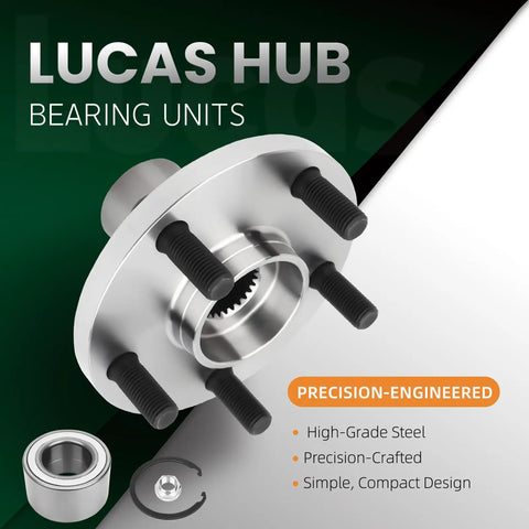 Front Wheel Hub And Bearing Assembly Left And Right For Pontiac Vibe 2003 Through 2010 Toyota Celica 2000 Through 2005 Toyota Matrix