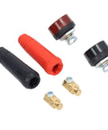 Beefy Heavy Duty Welding Cable Panel Connector Set With Quick Connect Plugs And Sockets For Plug And Play TIG Power Delivery parts