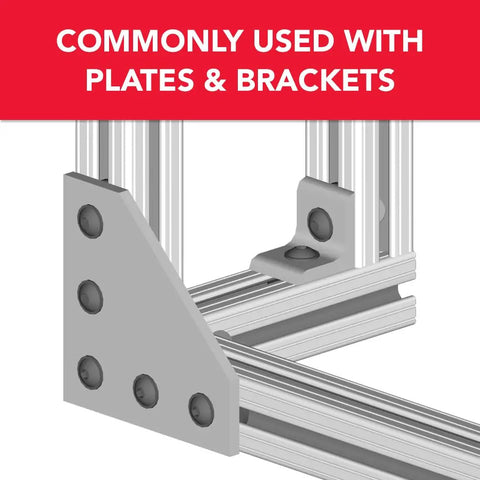 Heavy Duty 5/16-18 Thread Steel Slide In T Nut For 1.5 Inch Aluminum Extrusions Compatible With 1515 1530 3030