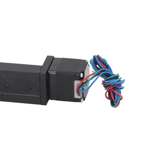 Rock Solid High Precision Linear Rail Guide Slide Actuator Featuring A Dead Smooth 200Mm Stroke And Dependable T6x4 Screw Drive For Custom Cnc Sliding Tables Alongside Multi Axis Gantry Builds with wires.