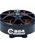 Beefy Outrunner Brushless RC Motor For Drones And Planes 3500KV On 4S Two Pack Lightweight Aluminum Housing, front view.